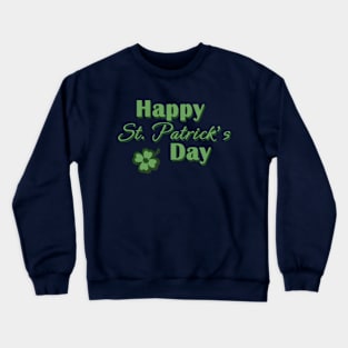 St. Patrick's Day Clover Crewneck Sweatshirt